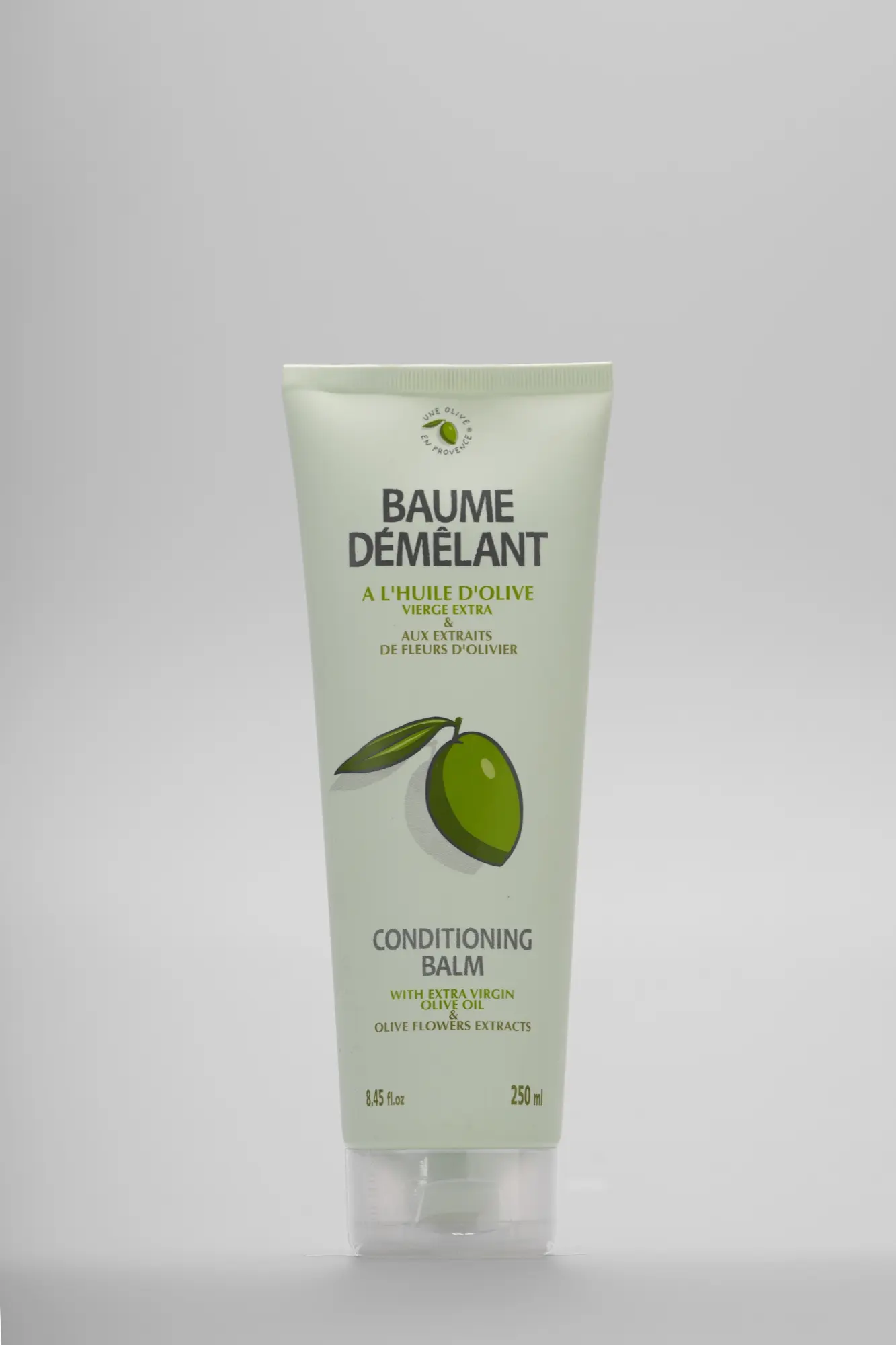 Packshot du baume démêlant à l'huile d'olive, Une Olive en Provence